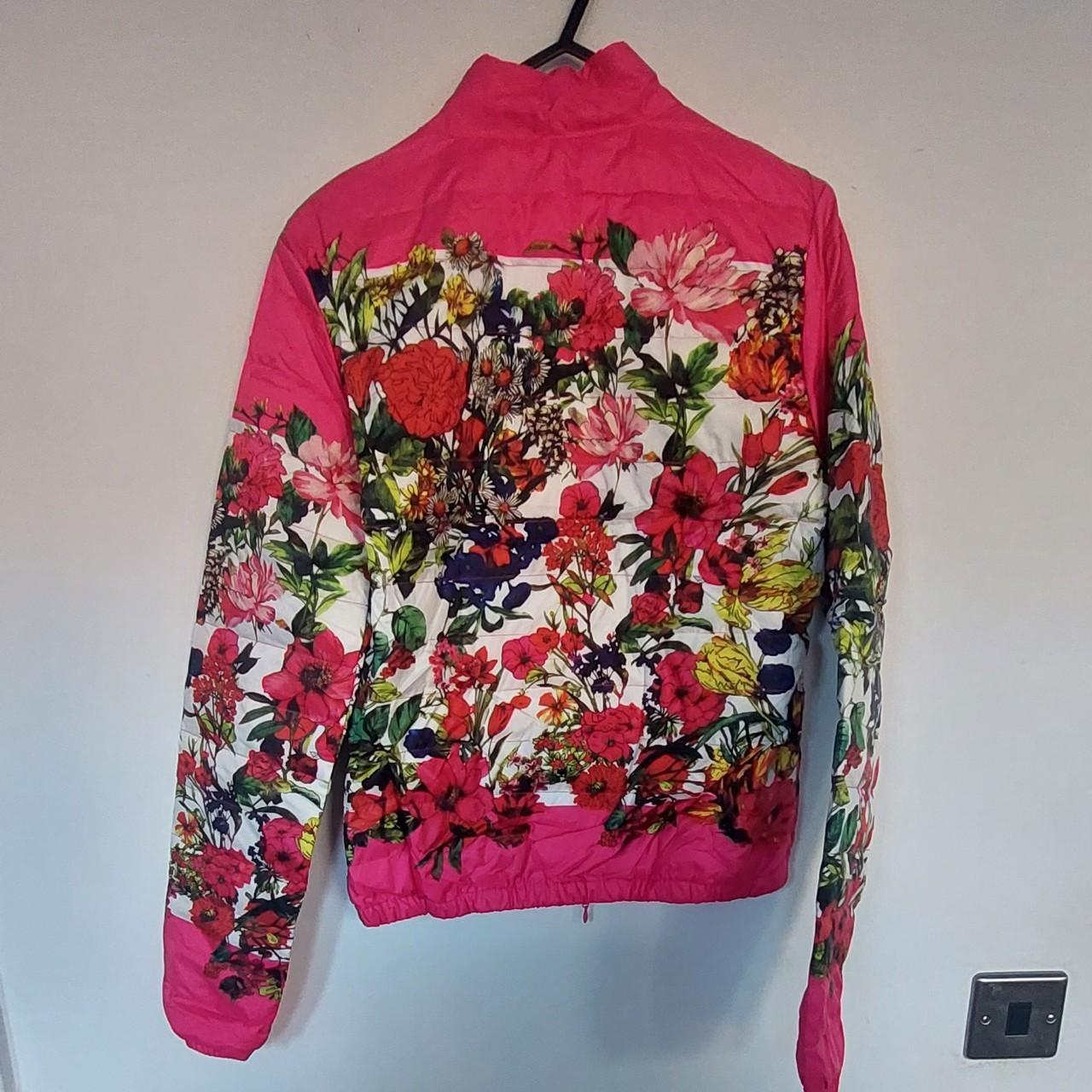 Women's Pink and Green Jacket | Depop