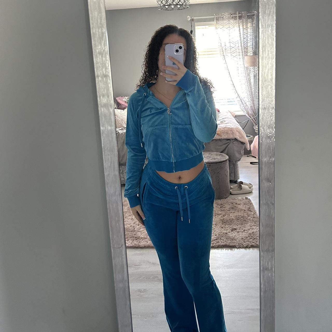 Blue Juicy Couture Tracksuit Worn a couple of Depop