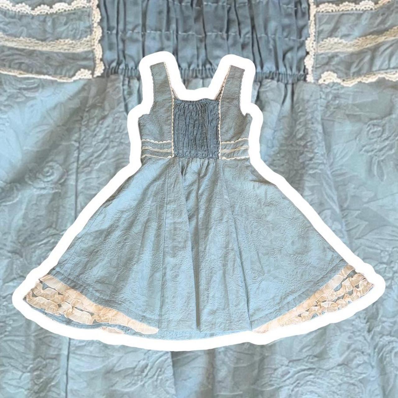 AXES FEMME blue ribbon tank dress 🫧Beautiful blue... Depop