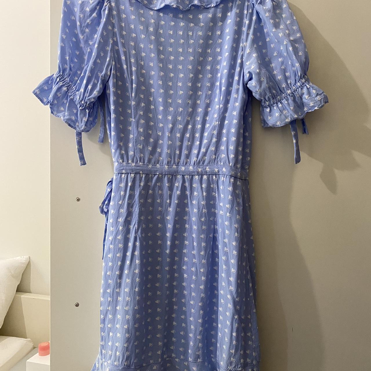 For love and lemons periwinkle wrap dress hotsell