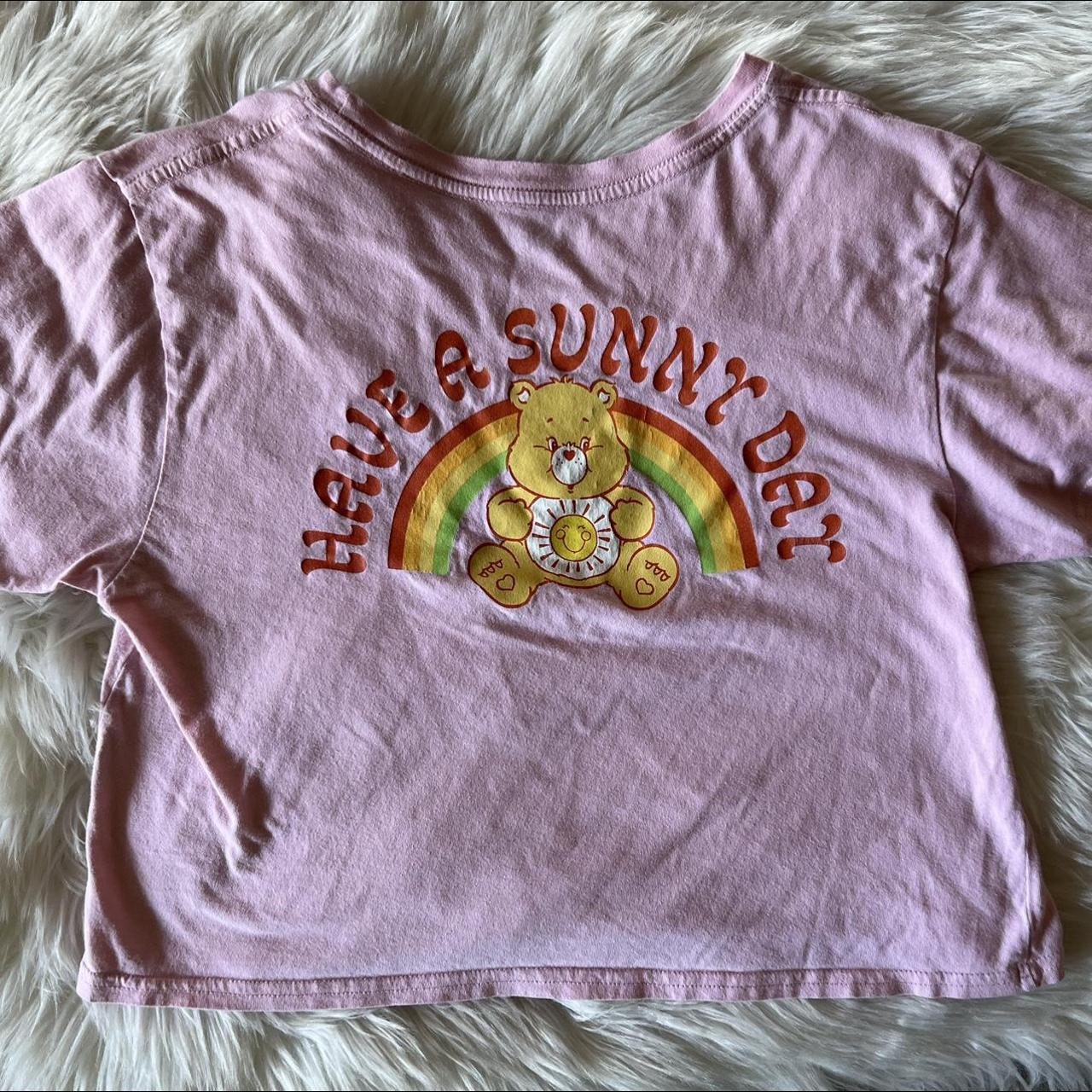 Care Bears Sunshine Bear Crop Top Sz XL. See pics... - Depop