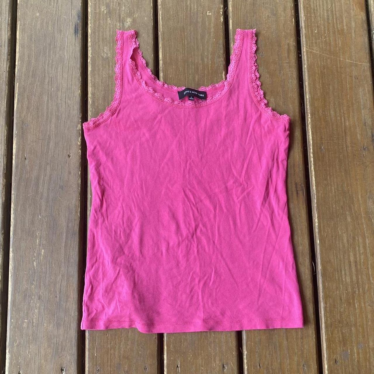 Adorable Jones New York Pink Tank ~size... - Depop