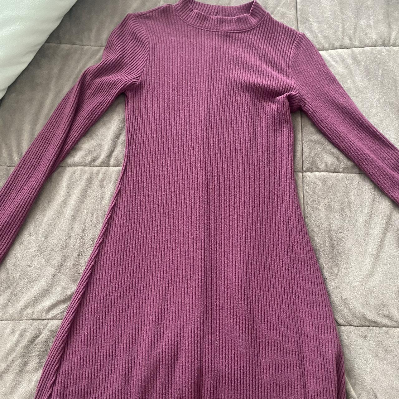 HOLLISTER Sand LONG SLEEVE STRETCH Ribbed SWEATER - Depop