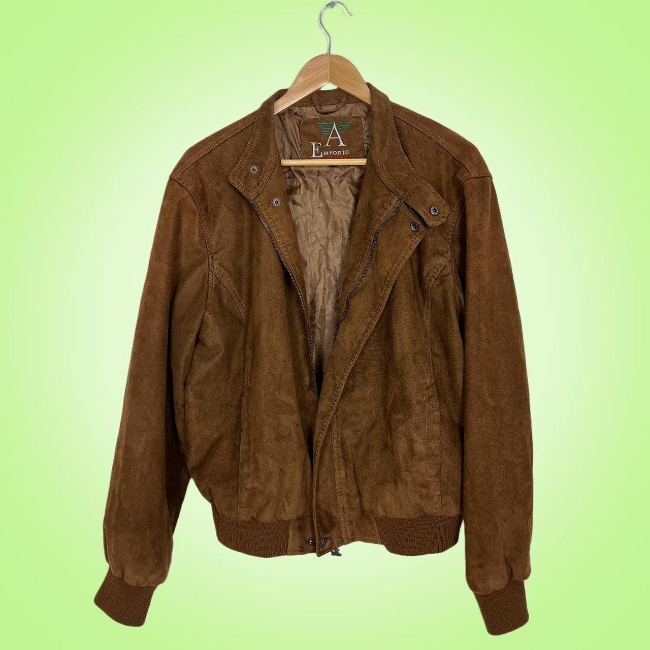 Emporio Armani Brown Leather Jacket Top Sellers | www.jkuat.ac.ke