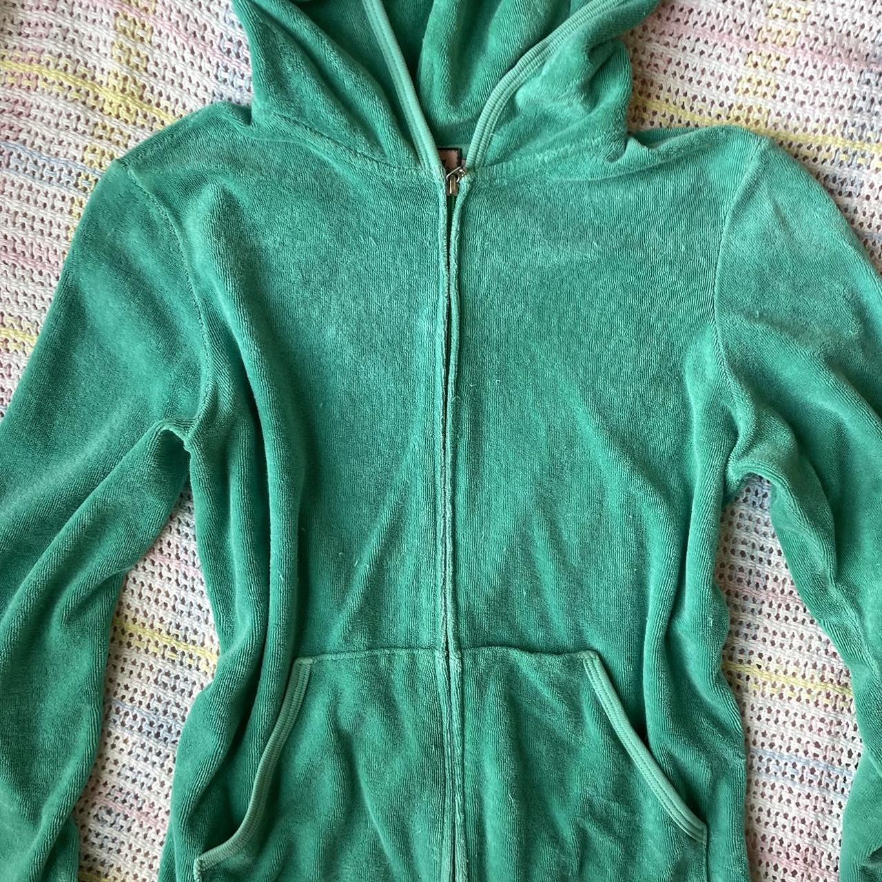 Green Juicy Couture Tracksuit Jacket super cute ... - Depop