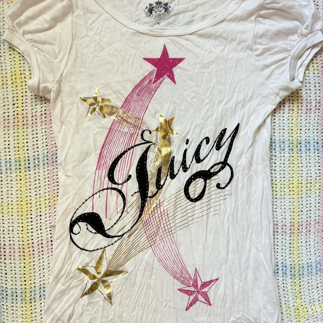 JUICY COUTURE★Retro neon print cropped T-shirt JC293 Pink JUICY COUTURE Crop T-Shirt - JD Sports NZ