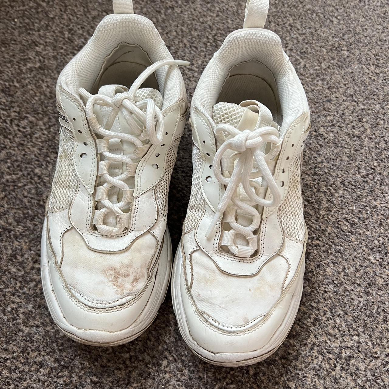 calvin klein trainers womens white