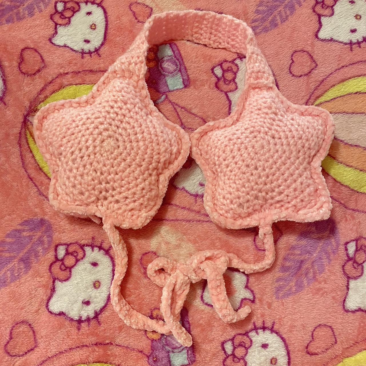 HUUGE Crochet Star Earmuffs •made by me ( •were... Depop