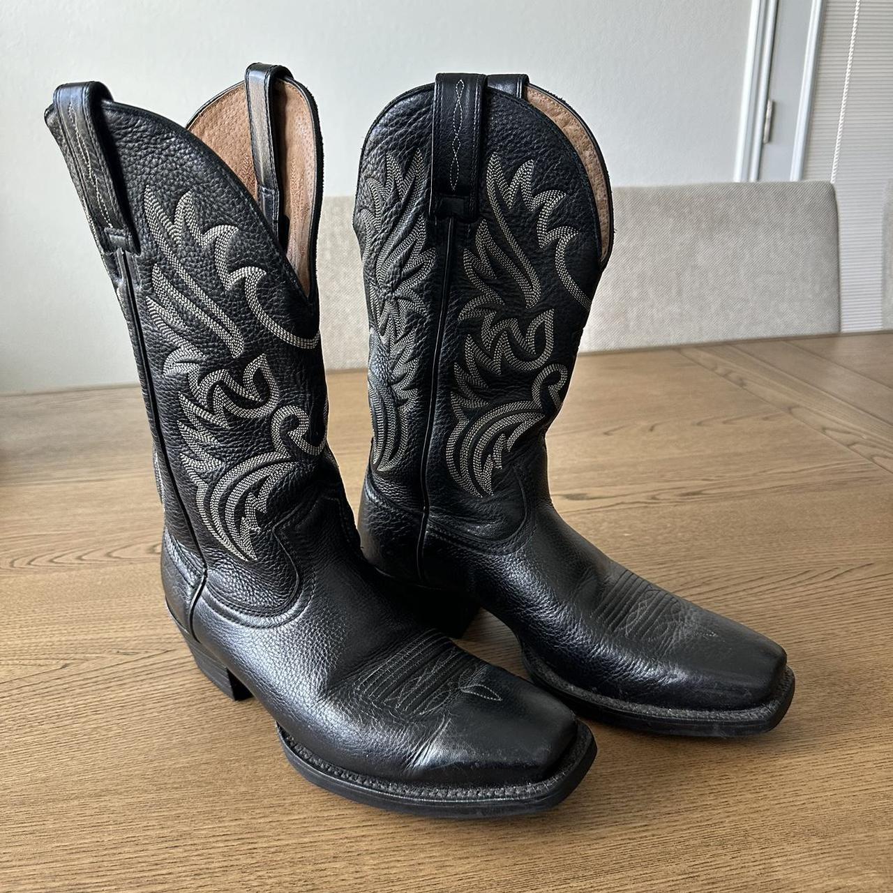 Ariat Legend Black Western Boot size 8D ATS Depop