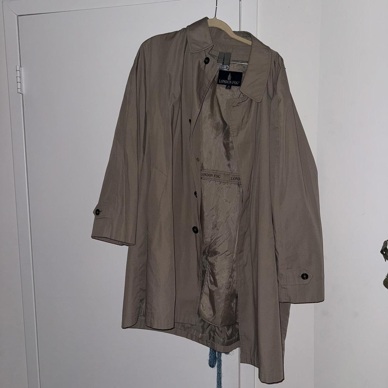 Xl London Fog Trench Coat Depop