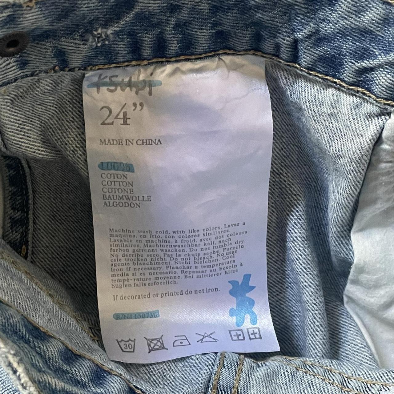 Ksubi Women's Blue and White Skirt (4)