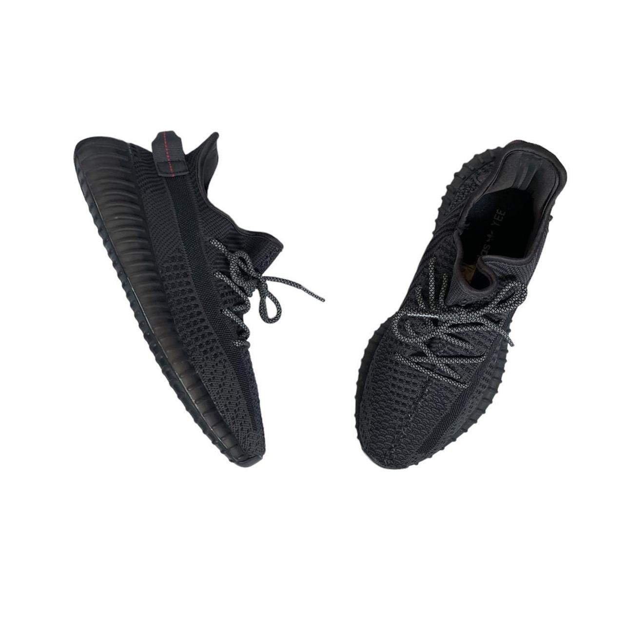 Adidas Mens Yeezy Boost 350 V2 Shoes, Black / 10 M