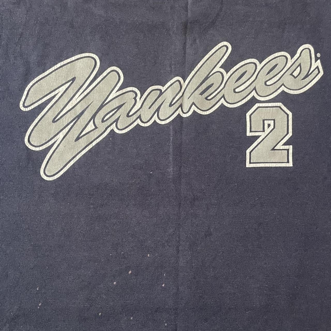 Y2k New York yankees Derek jeter tshirt size - Depop