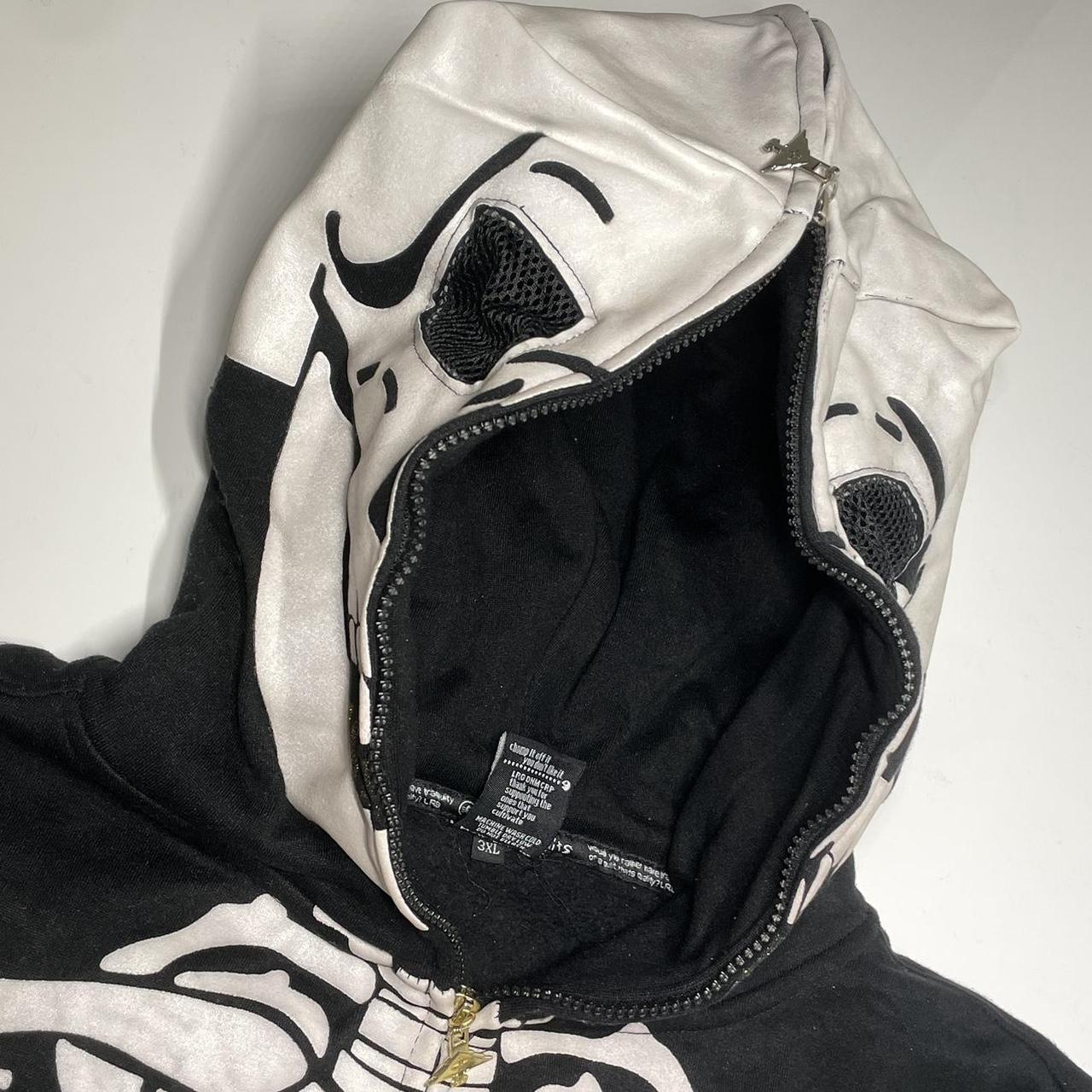 Masked Hoodie Washed Black / 7