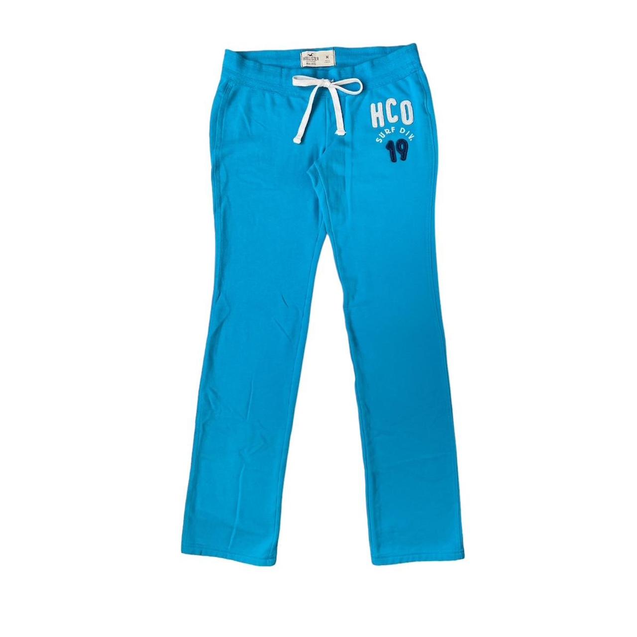 Hollister California Blue Spellout Cotton Sweatpants Joggers Women Siz –  apthriftfashion