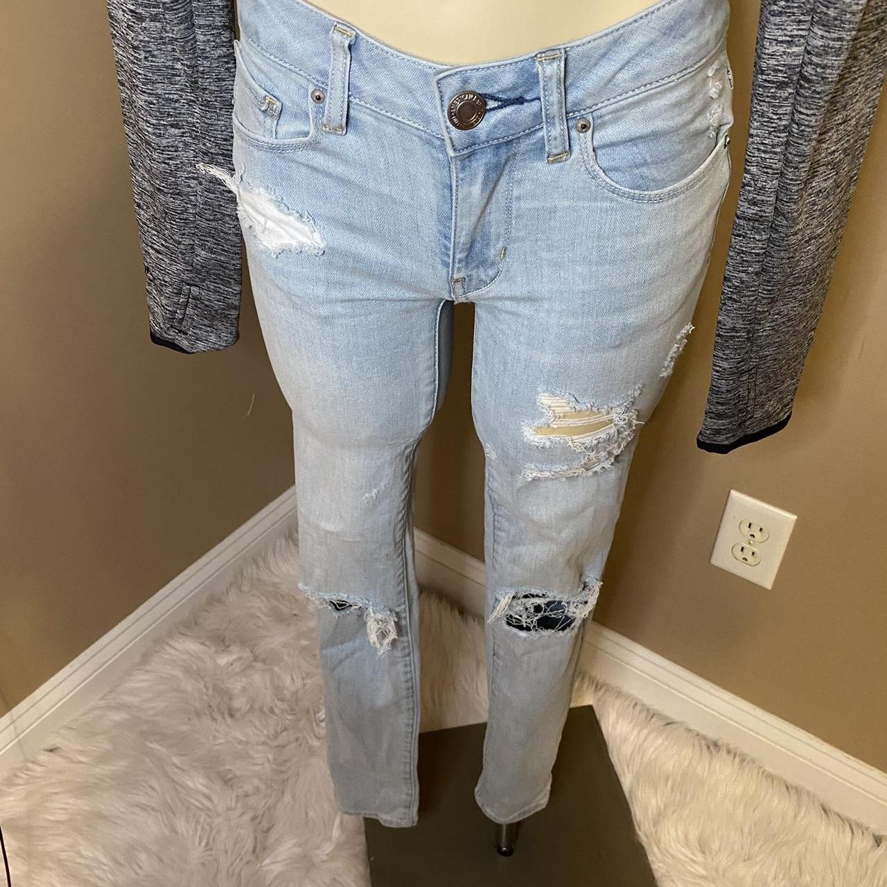 American Eagle Jeggings Super Stretch Low Waisted - Depop