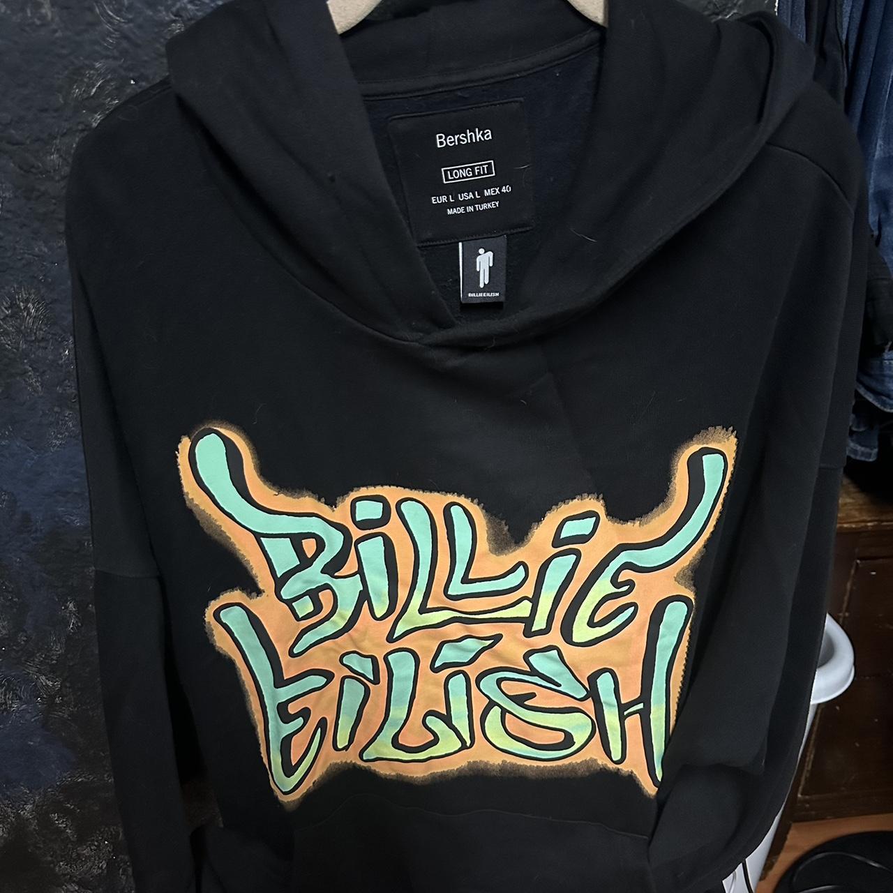 Bershka x Billie Eilish graphic art long fit... - Depop