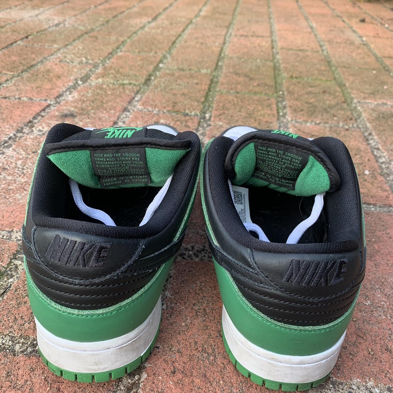 sb dunk low pro classic green
