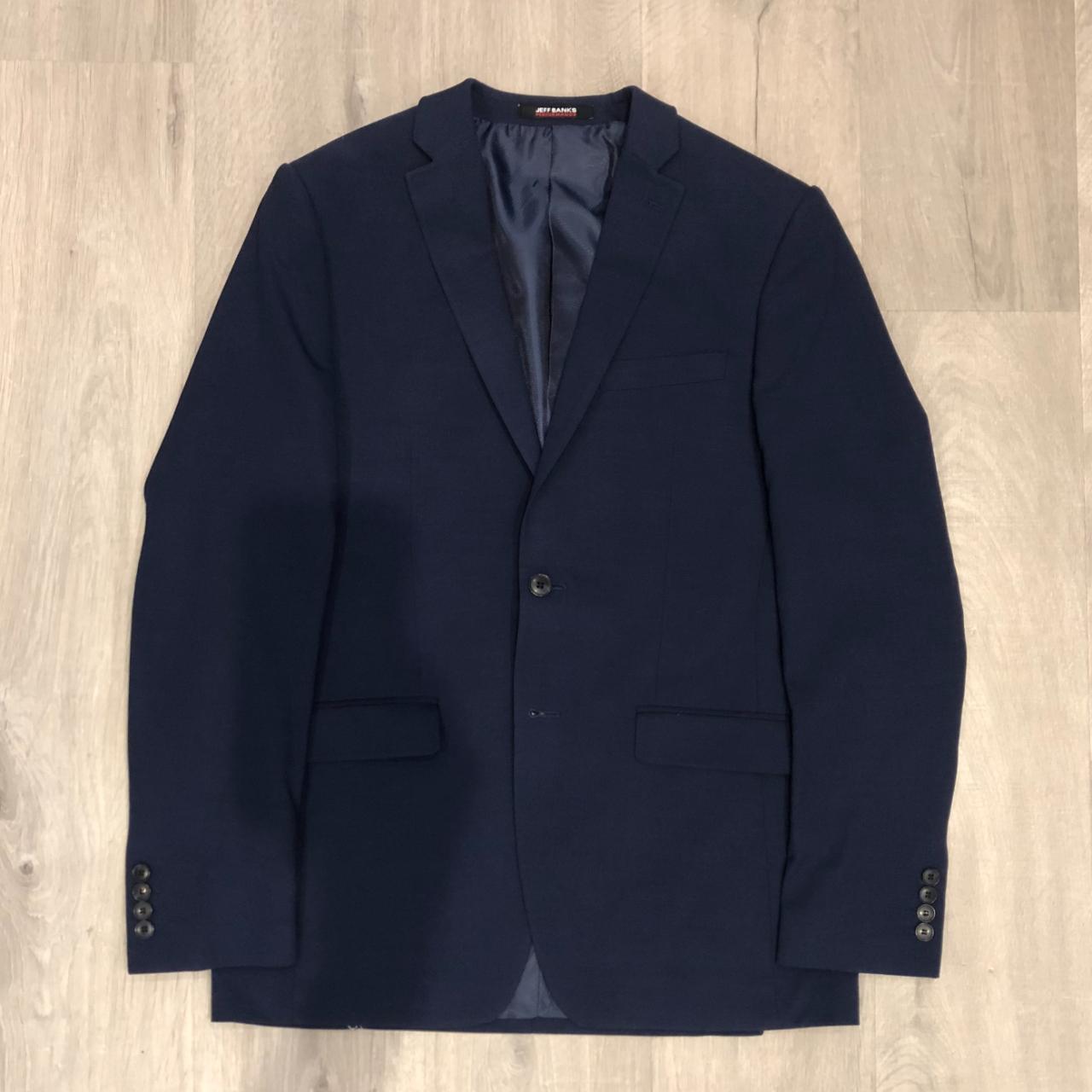 Jeff Banks | Navy Suit (Sizing info below) FREE... - Depop