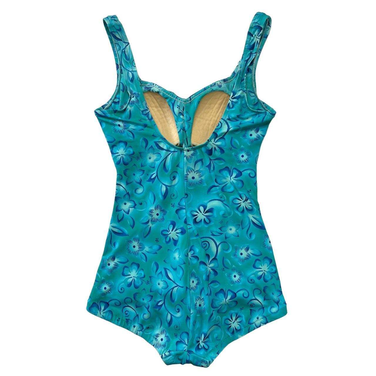 Women's Blue Swimsuitonepiece Depop