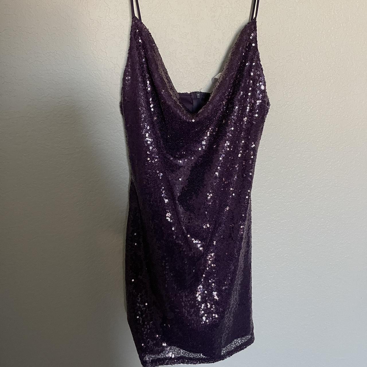 Lucy In The Sky Womens Purple Dress Depop