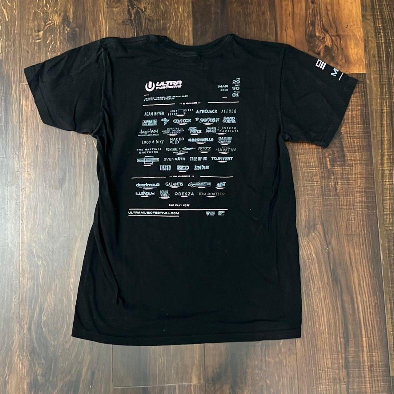 Ultra Music Festival 2019 Official Merchandise T Shirt - Depop