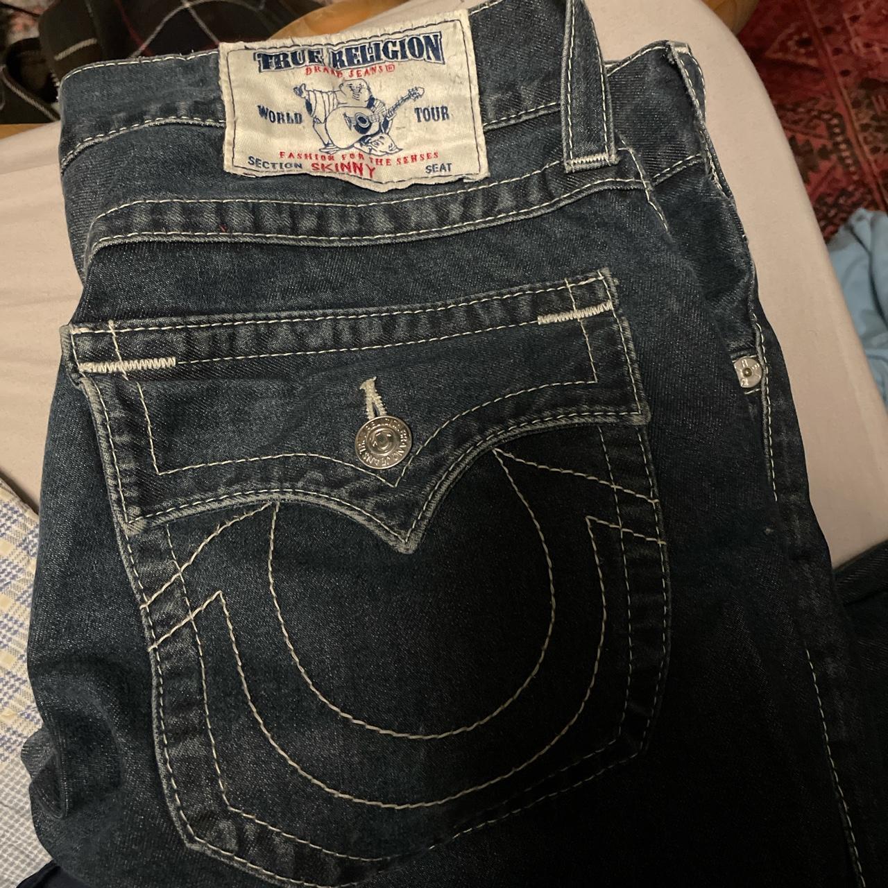 Rare, single stitch true religion jeans 👖 - Depop