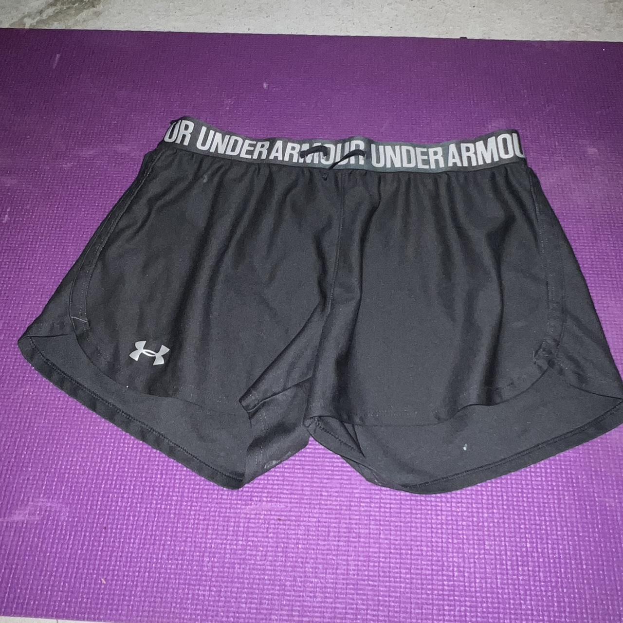 Grey under armor shorts! Worn once is perfect... - Depop