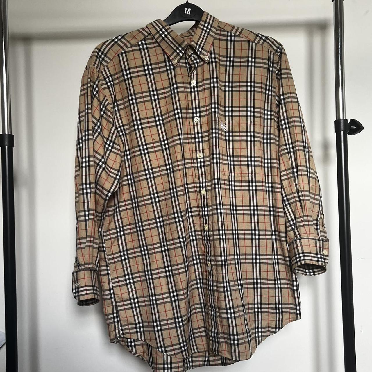 Burberry nova check longsleeve best fit size... - Depop