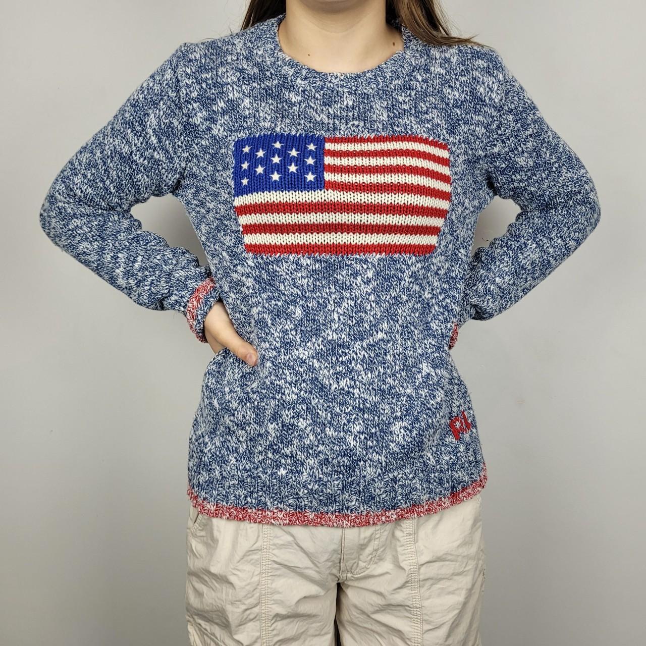 Ralph lauren flag hot sale jumper womens