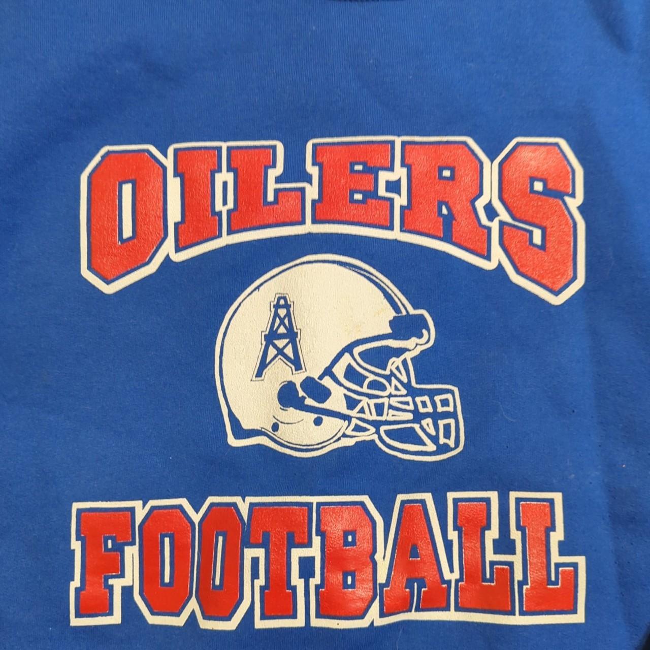 Vintage 1991 Houston Oilers crewneck. In beautiful - Depop