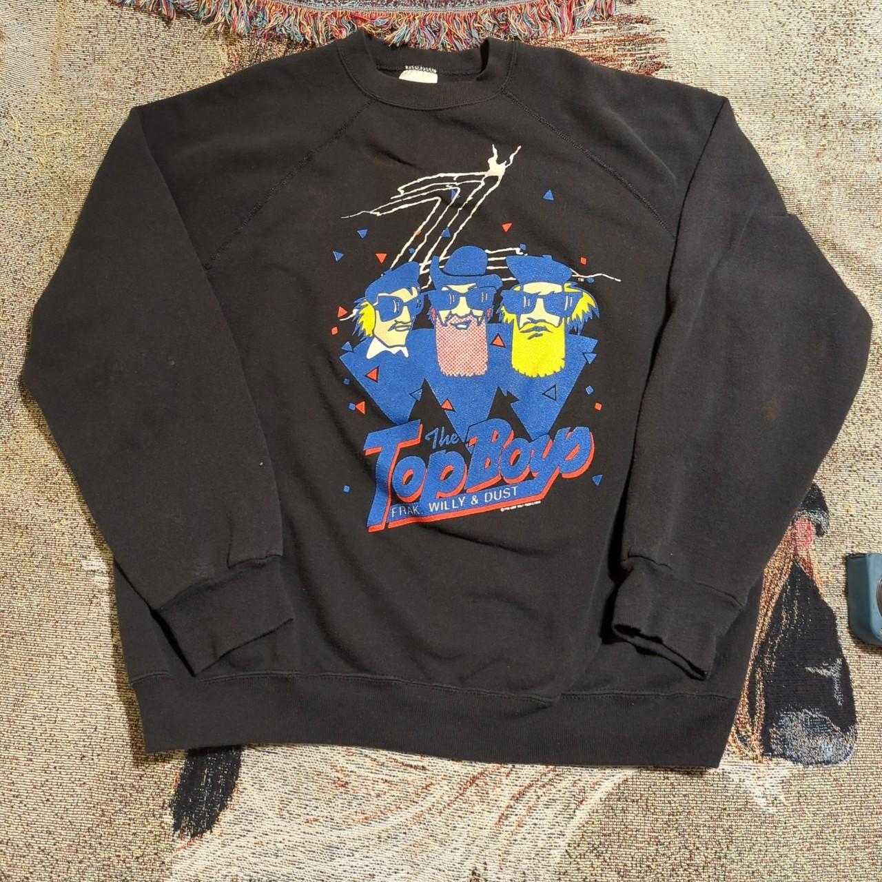 Vintage ZZ Top 1990 Recycler Tour Sweatshirt XL... - Depop