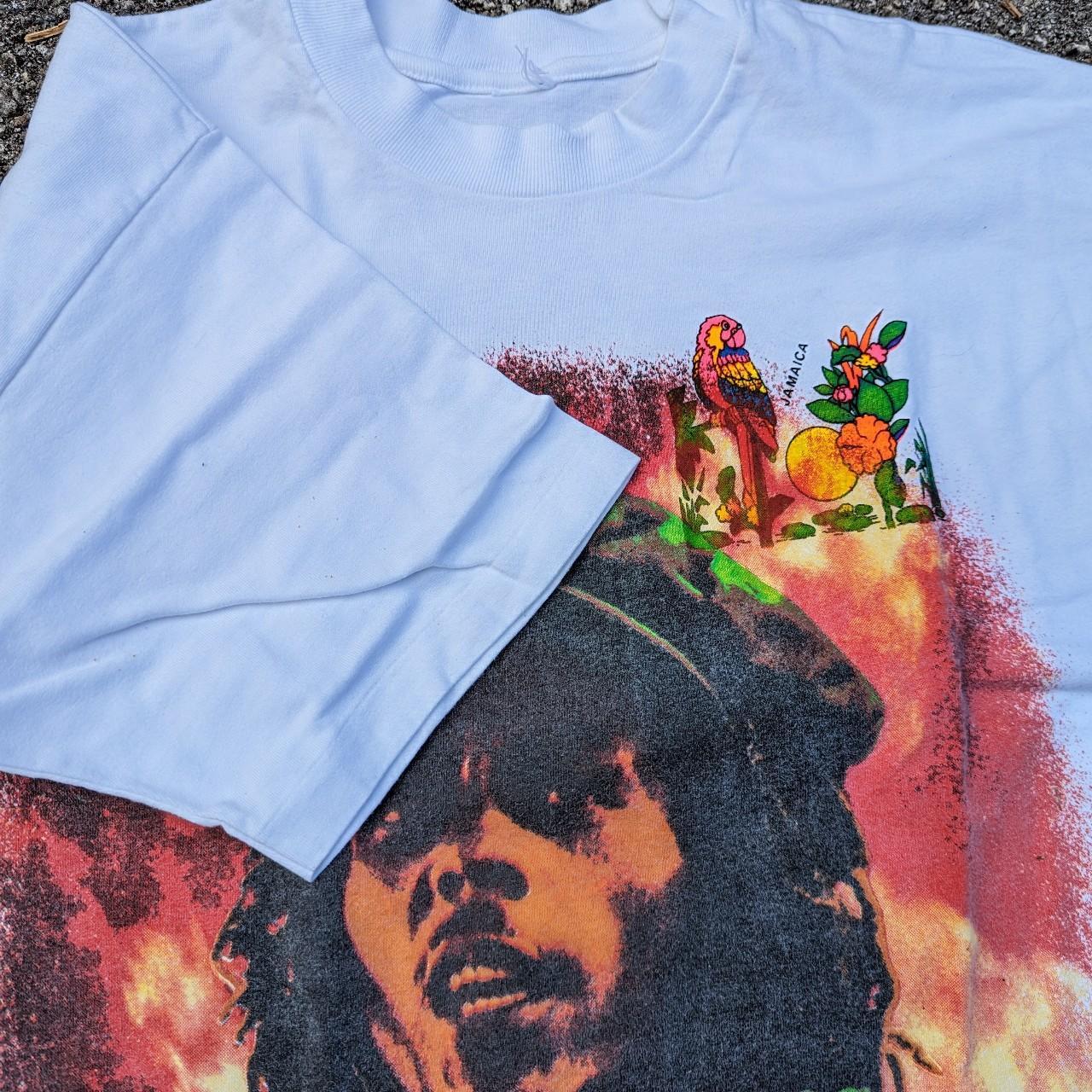 Vintage 90s Single Stitch Bob Marley T Shirt Reggae
