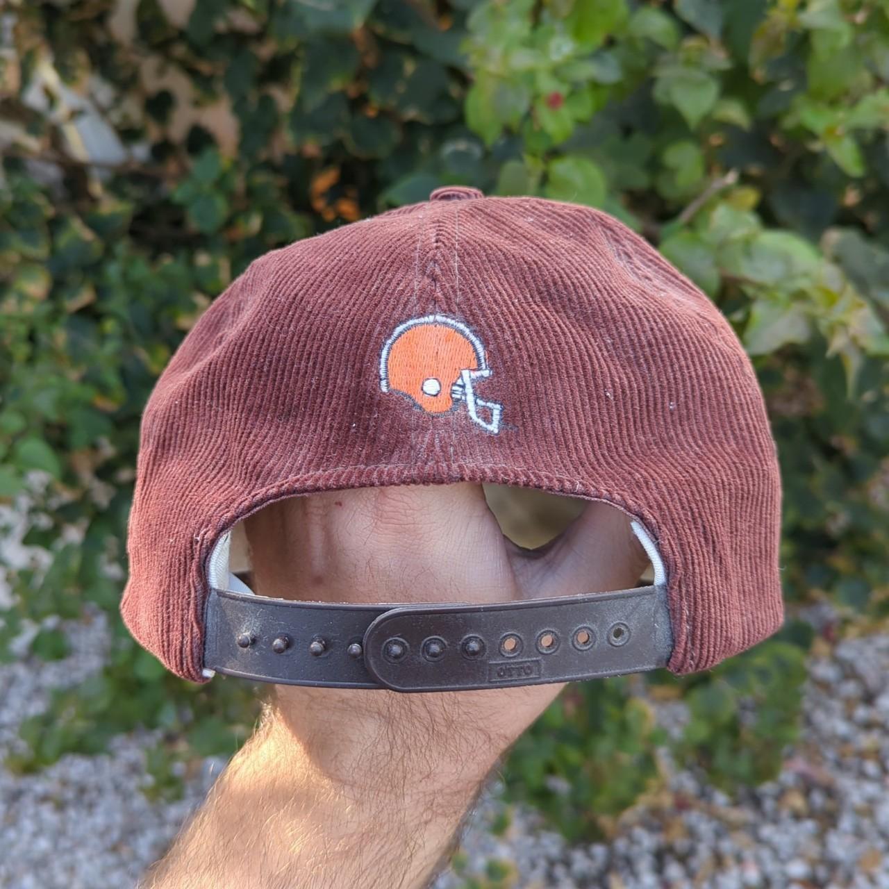 Vtg Cleveland Browns Annco Corduroy Snapback Hat NFL