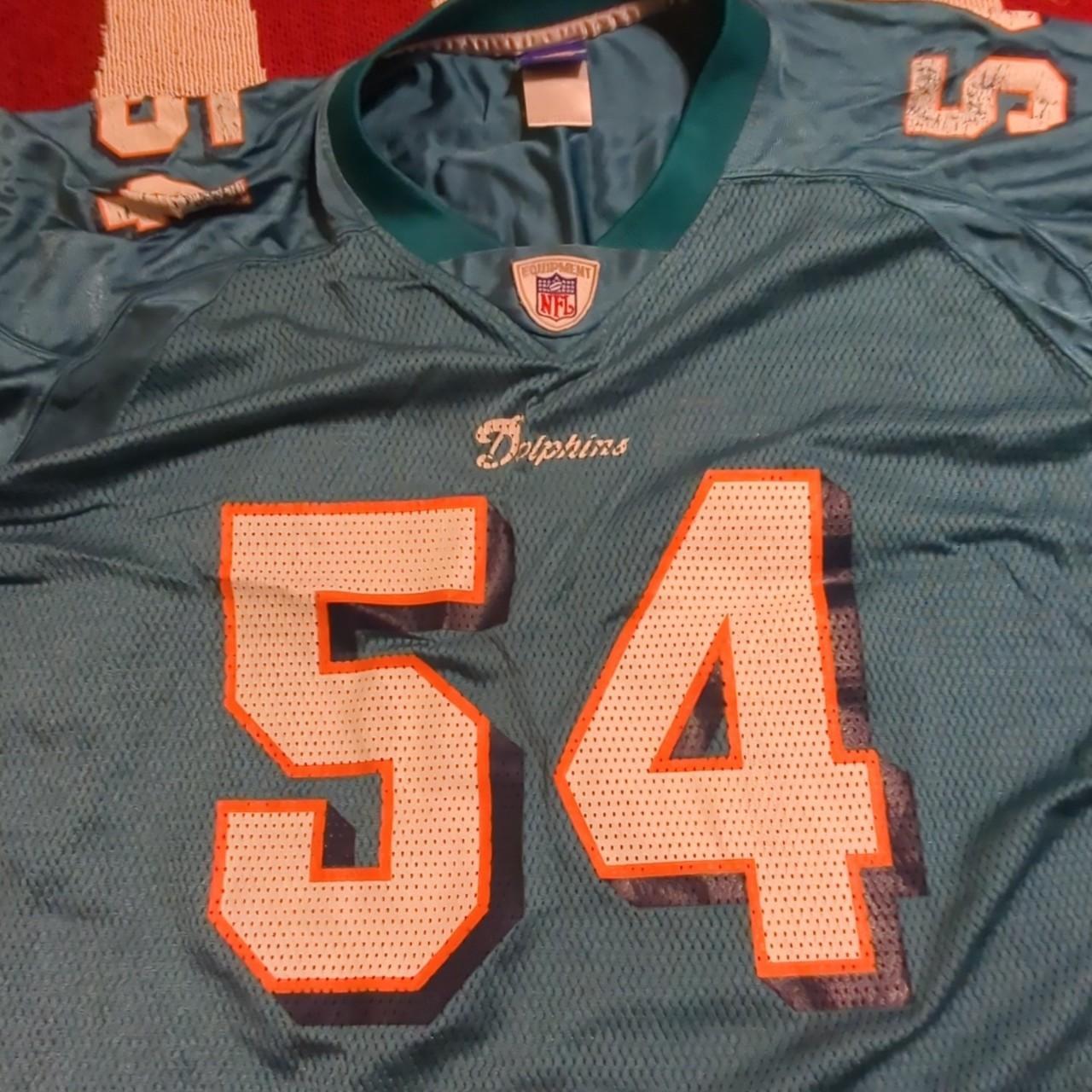 Miami Dolphins Zach Thomas jersey orange reebok NFL - Depop