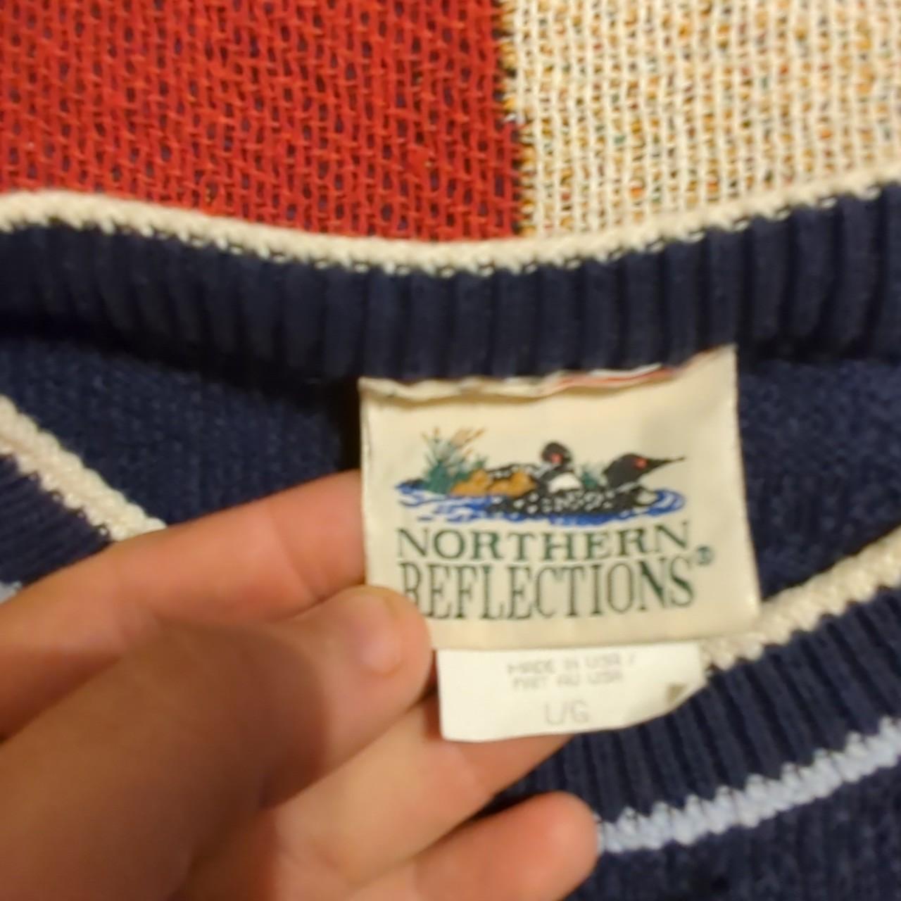1990S NORTHERN REFLECTIONS PULLOVER AMAZING - Depop