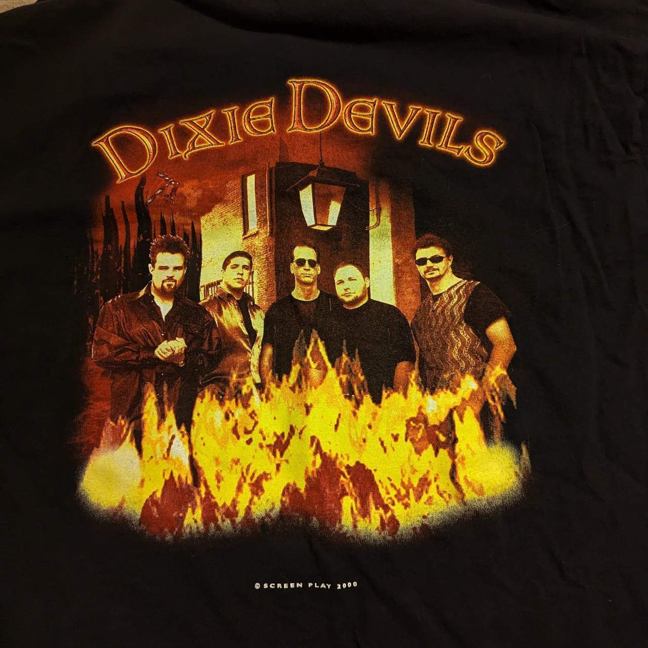 Vtg 2000 Dixie Devils Country Band T-shirt XL - Depop