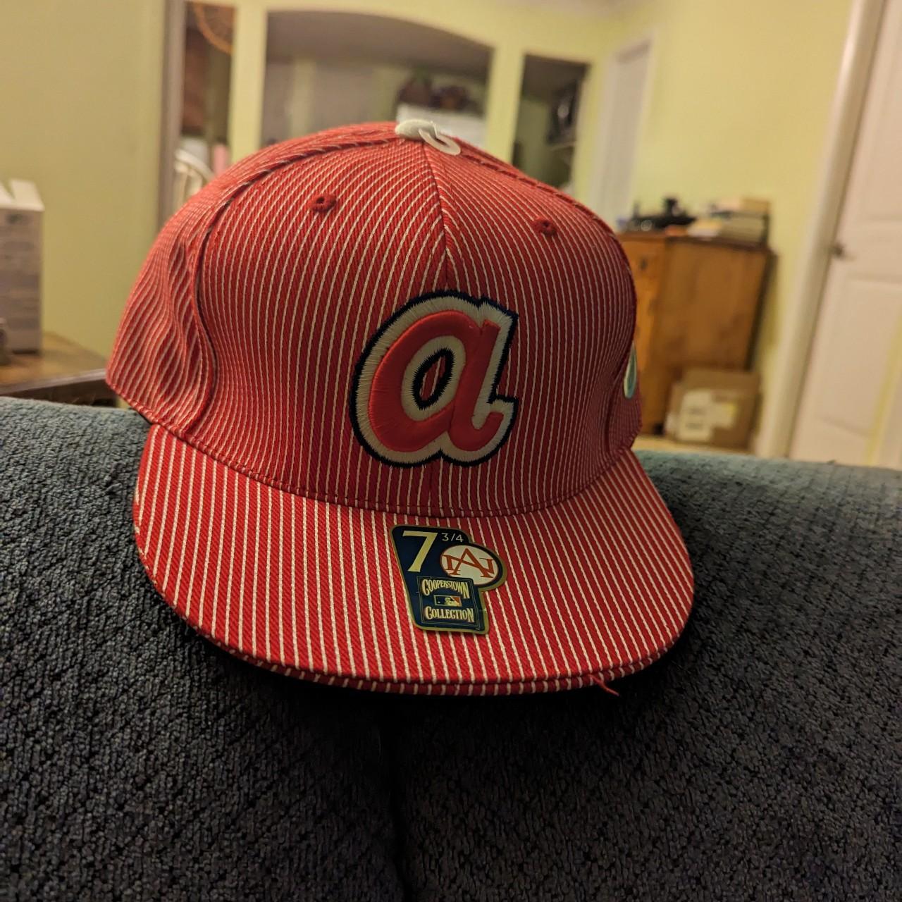 Atlanta Braves MLB Vintage American Needle Cooperstown Collection Fitted  Hat Cap