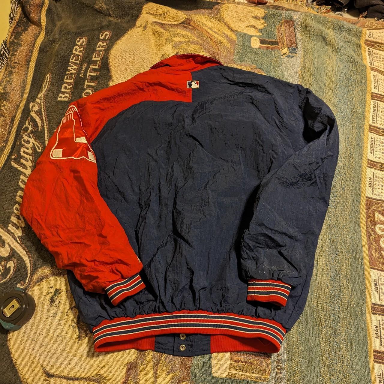 Vintage Starter Boston Red Sox Official MLB Jacket - Depop