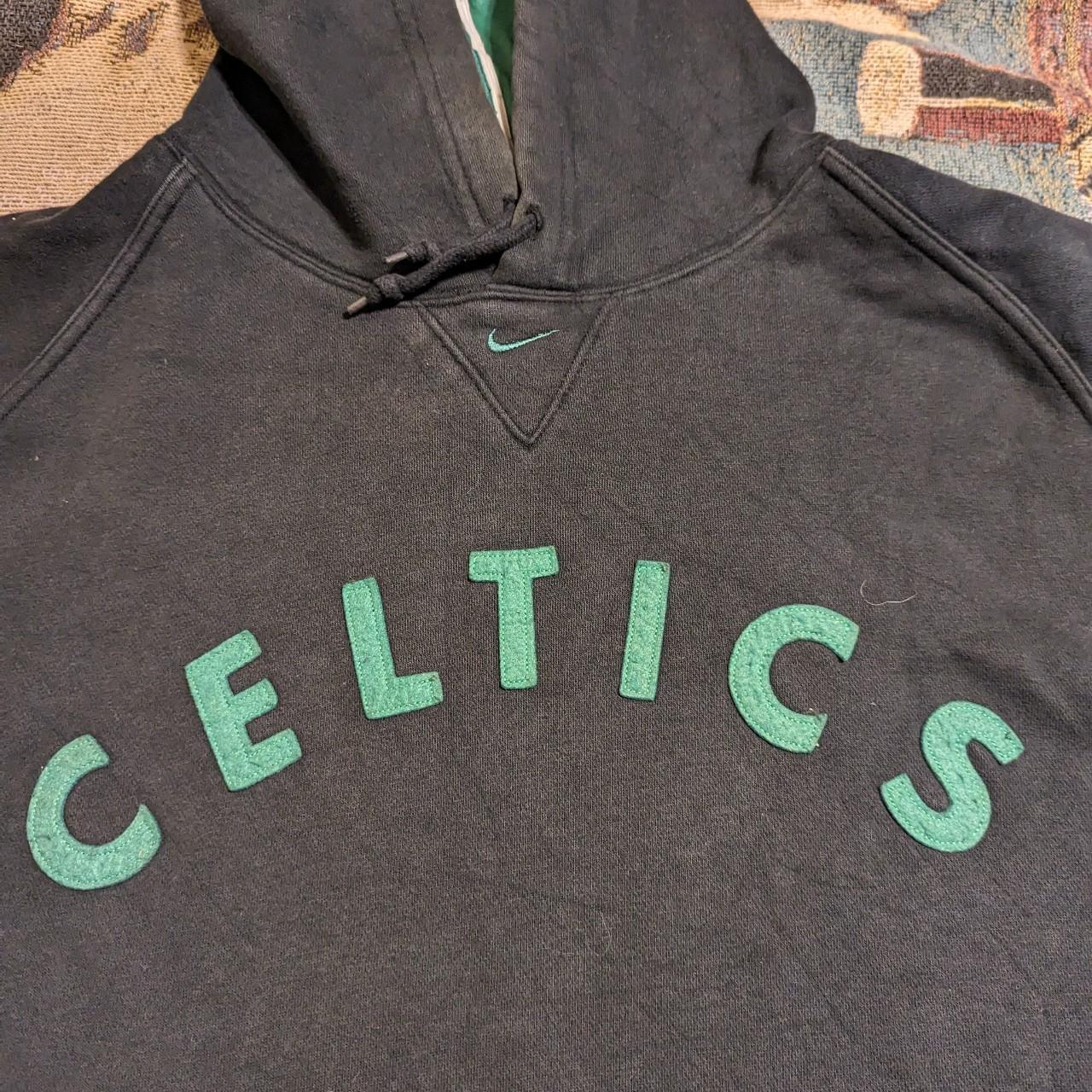 Vintage Nike Boston Celtics Hoodie Size Small - Depop