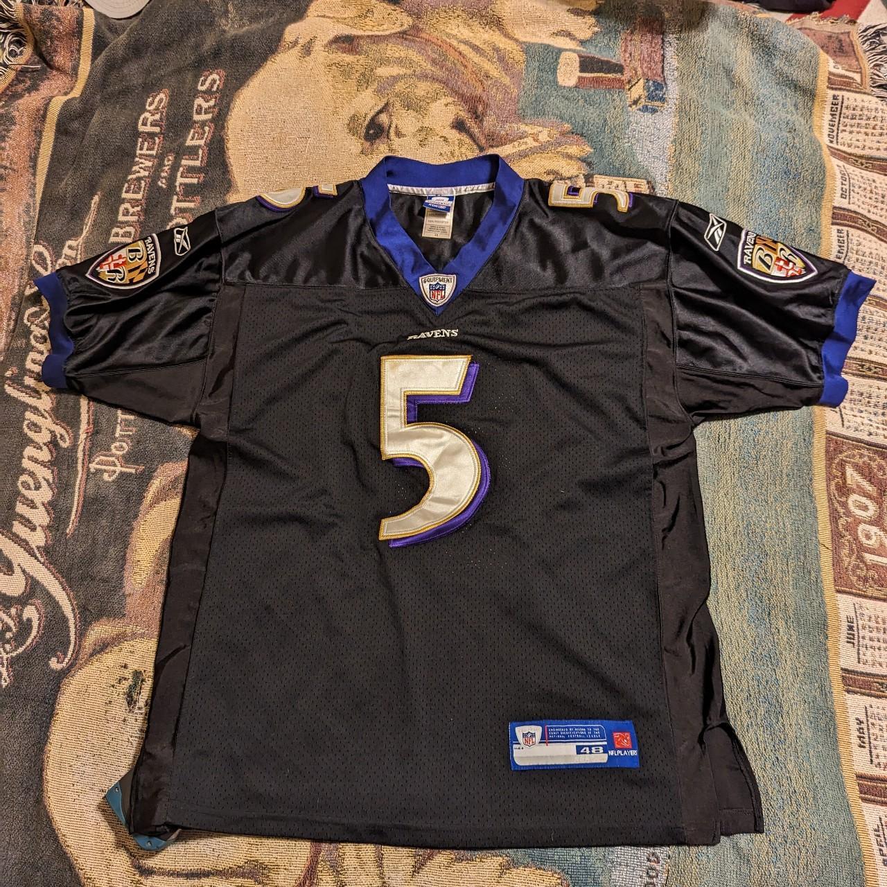 Reebok Baltimore Ravens Joe Flacco Stitched Jersey Size 48