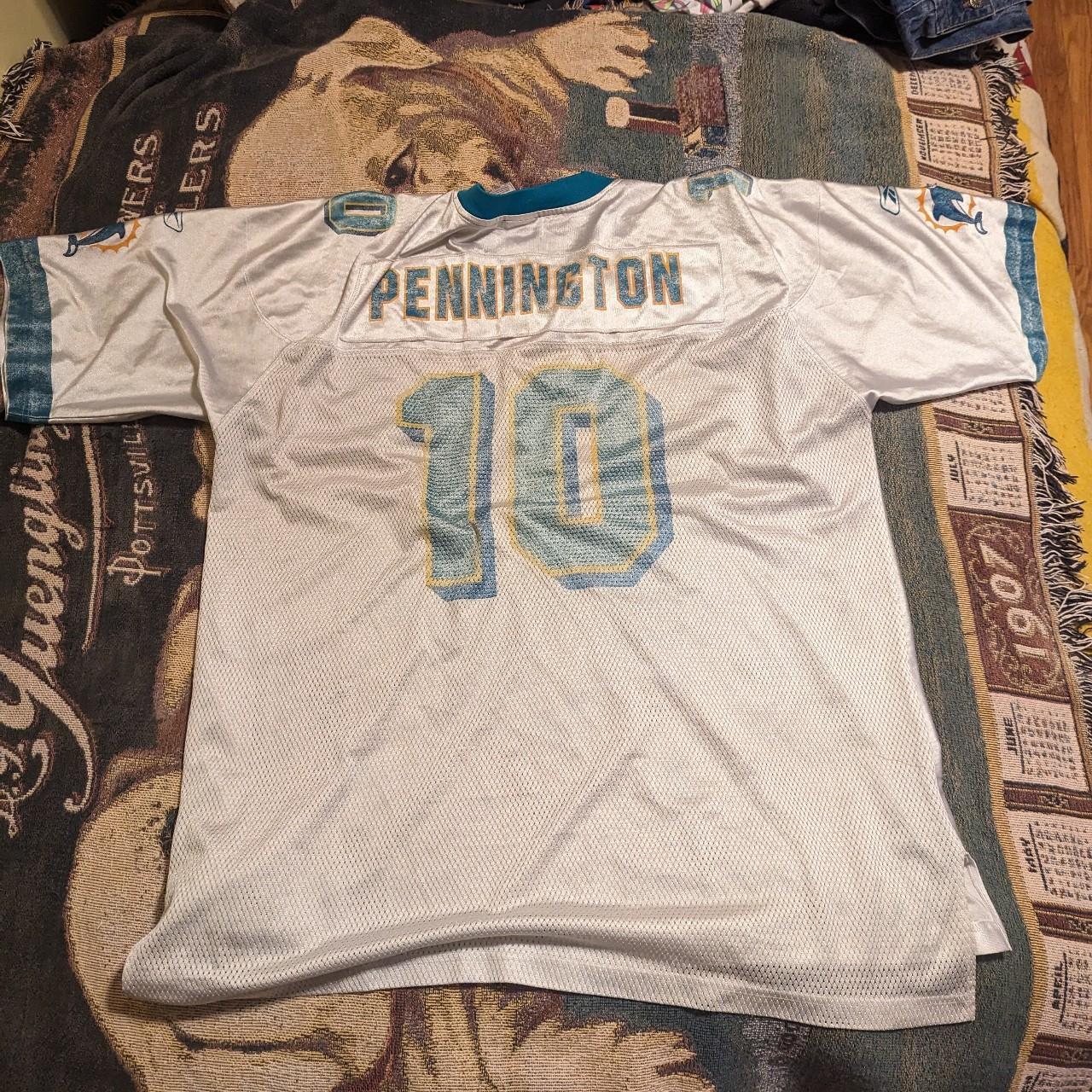 Miami Dolphins #10 Chad Pennington Reebok NFL On - Depop