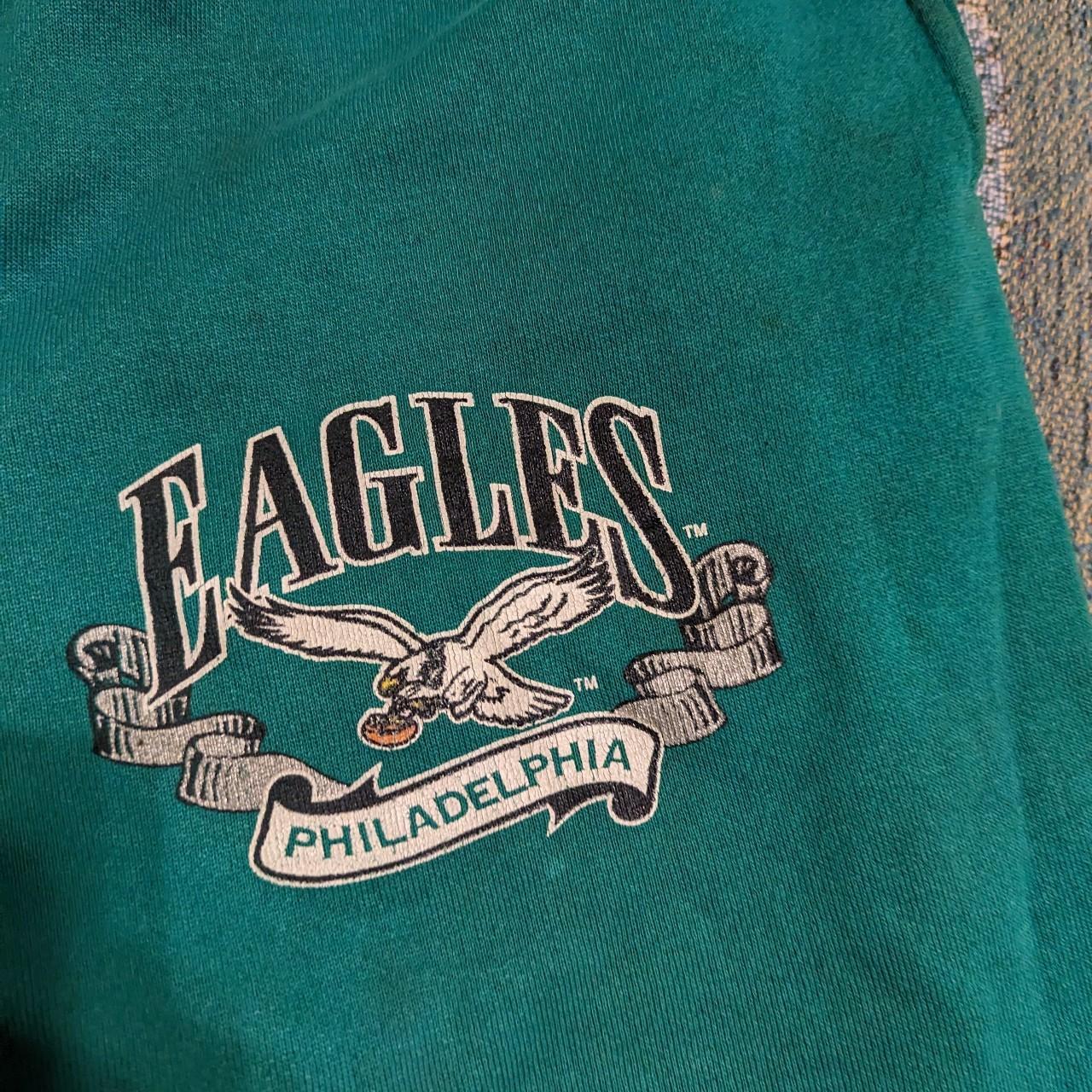 90's Philadelphia Eagles Nutmeg NFL Crewneck Sweatshirt Size