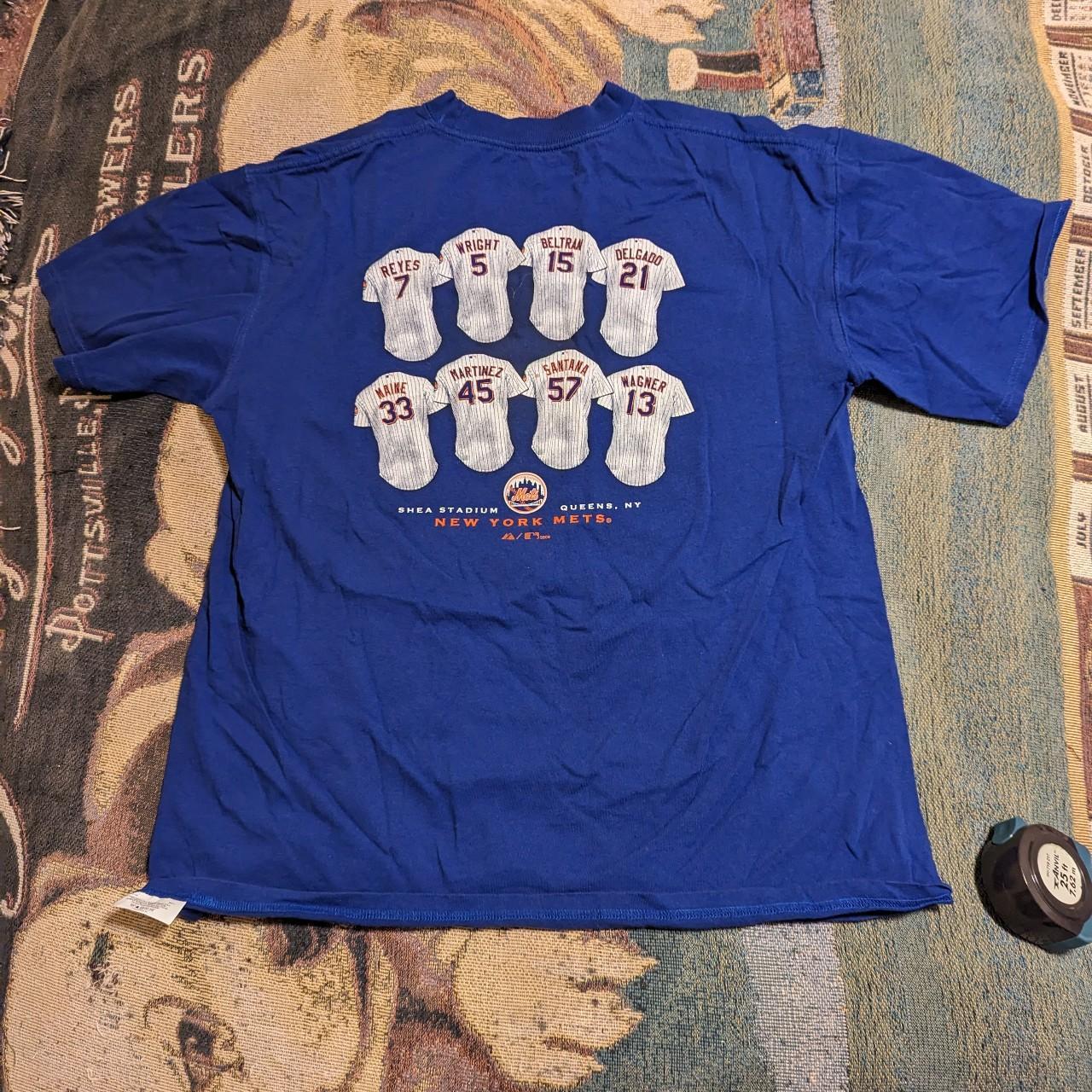 NEW YORK METS *BELTRAN* BASEBALL MAJESTIC SHIRT M