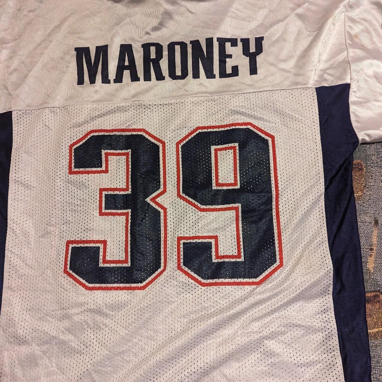 Reebok, Shirts, Reebok New England Patriots Laurence Maroney 39 White  Jersey