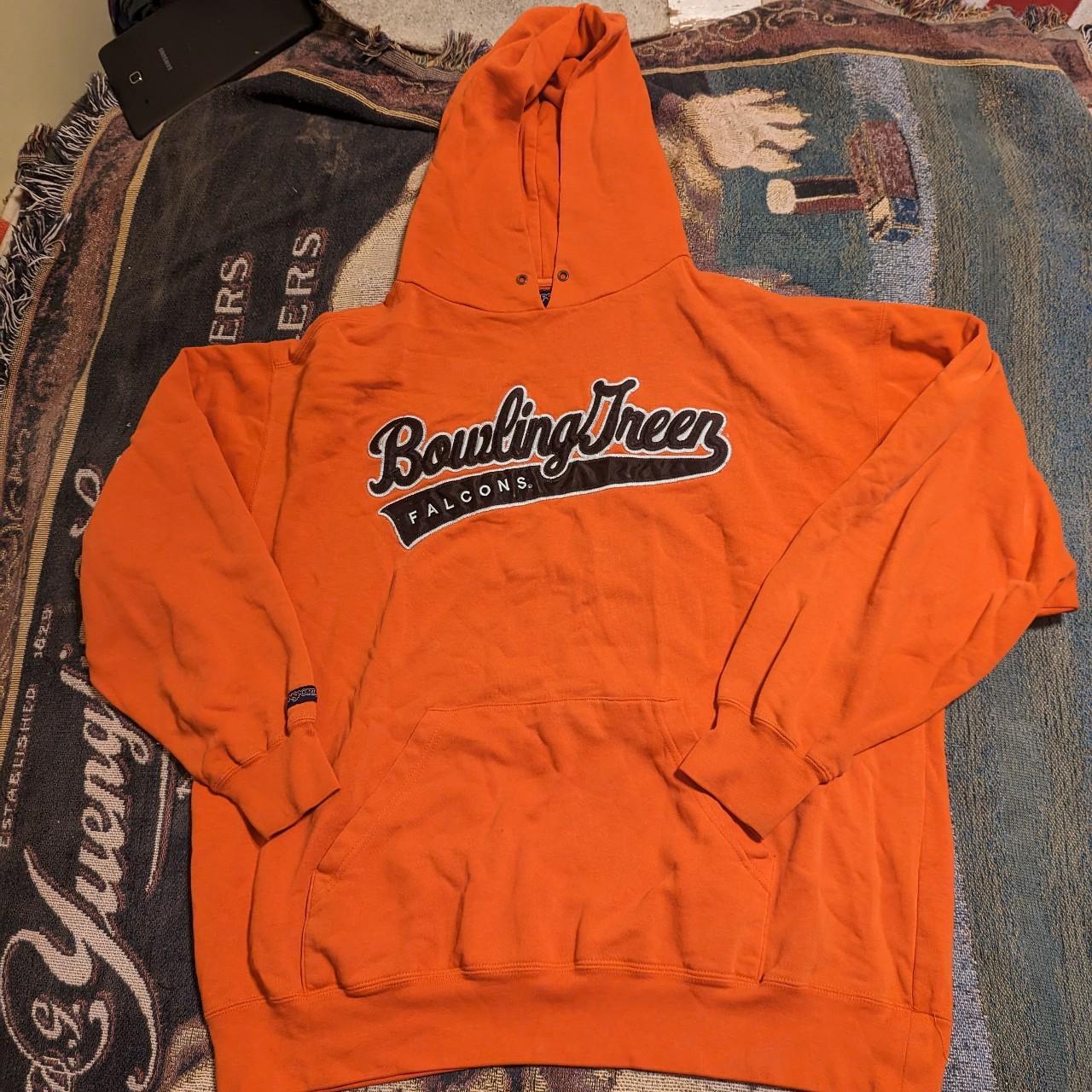 Vintage Men's Hoodie - Orange - XL