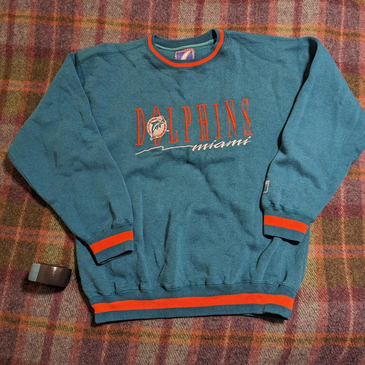 LOGO 7, Sweaters, Vintage Miami Dolphins Sweatshirt