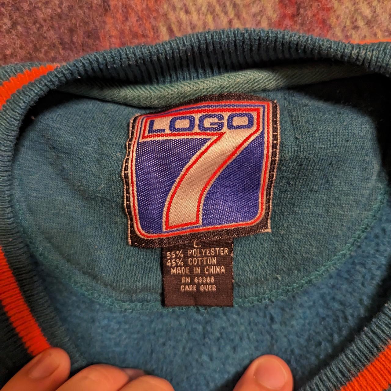 Vintage Miami dolphins hoodie . Nice faded blue - Depop