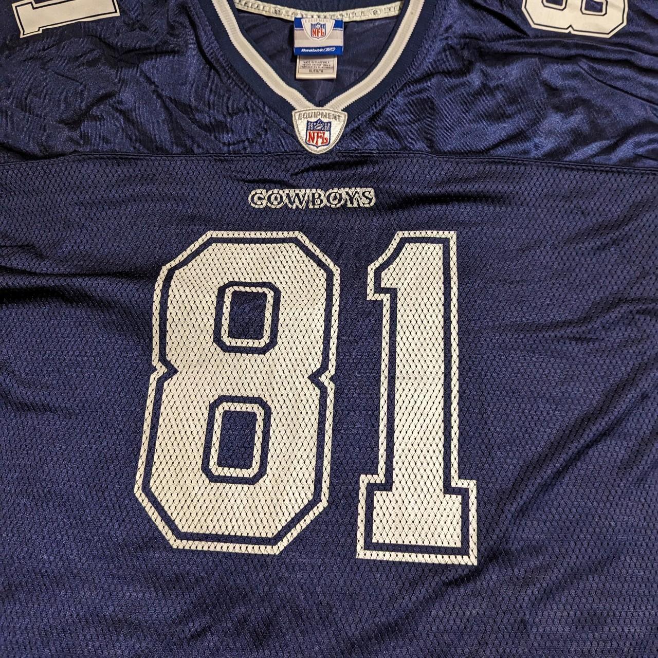 Reebok, Shirts & Tops, Dallas Cowboys Terrell Owens 8 Large 1416 Blue Nfl  Football Jersey