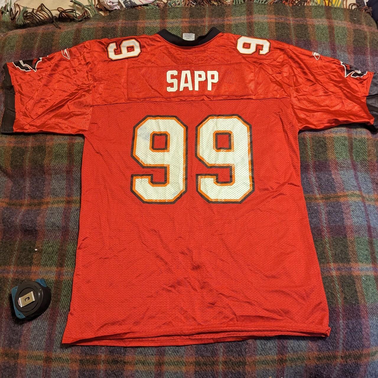 Vintage Tampa Bay Buccaneers Warren Sapp #99 Jersey LOGO 7 Men's